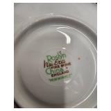 Time Porcelain China Claremont Japan Teacups & Saucers Teapot Set - Floral Borders