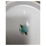 Time Porcelain China Claremont Japan Teacups & Saucers Teapot Set - Floral Borders