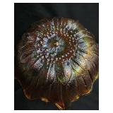 Vintage Floral China & Carnival Glass Collection - Germany Marked & Iridescent Pieces