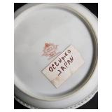 Shofu China Occupied Japan Floral Plates, Hawaii Souvenir Plates, Creamers & Filigree Center Dish