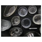 Crystal Cut-Glassware Assortment - Bowls, Decanter, Carafe, Basket