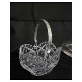 Crystal Cut-Glassware Assortment - Bowls, Decanter, Carafe, Basket