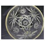Crystal Clear Glassware - Floral/Starburst Pattern - Assorted Pieces
