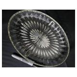 Crystal Clear Glassware - Floral/Starburst Pattern - Assorted Pieces