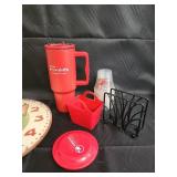 Vintage Coca-Cola Clock & Retro Kitchen Collectibles - Osterizer Mini Blender & More