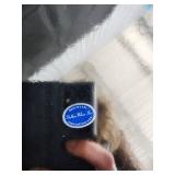 Porcelain Plate Pair: White Transferware Oval Plate with Blue Border & Blue Center Plate