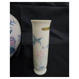 Otagiri Japan Hand-Painted Ceramic Vases (Lot of 2)