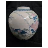 Otagiri Japan Hand-Painted Ceramic Vases (Lot of 2)