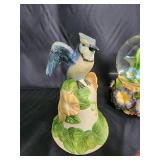 Assorted Porcelain Figurines & Ornaments - Snow Globe, Birthday Bell, Lantern, Garden Decor