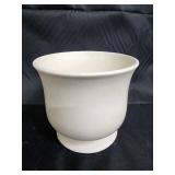 A Gift From FTD White Ceramic Creamer & Pitcher Set on Embossed Plate (Made in China)