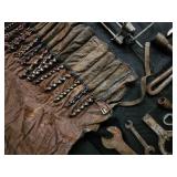 Vintage Rusty Hand Tools Collection - Wrenches, Pliers, Drill Bits & More