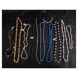 Beaded Necklaces - Pearl-like, Turquoise, Shell & Glass Beads (Assorted Lengths)