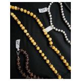 Beaded Necklaces - Pearl-like, Turquoise, Shell & Glass Beads (Assorted Lengths)