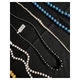 Beaded Necklaces - Pearl-like, Turquoise, Shell & Glass Beads (Assorted Lengths)