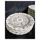 Copeland Spode Florence Dinnerware Set - Plates, Creamer, Gravy Boat, Salt & Pepper Shakers