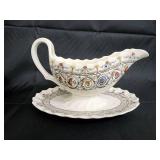 Copeland Spode Florence Dinnerware Set - Plates, Creamer, Gravy Boat, Salt & Pepper Shakers
