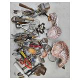 Copper Bakeware & Vintage Kitchen Gadgets - Cookie Cutters, Ladles, Sifters