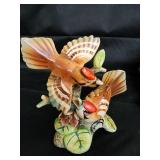 Roman Inc. Bird & Flower Ceramic Figurines - 3-Piece Set (1997)