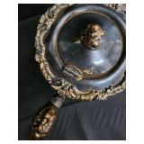 Richfield Plate Co Guadalupe Quadruple Plate Tea Set w/ Tray - USA 27198