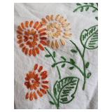 Vintage Embroidered Linen & Lace Textiles Collection - Floral & Crochet Details