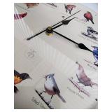 Bird Clock & Winter Landscape Print & Playing Cards Wall Art (Lot of 3)