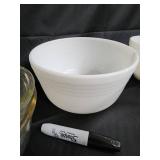 Corelle by Corning Microwaveable White Bowls & Royal Worcester Forget Me Not Fine Bone China Plate