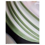 Corelle by Corning Microwaveable White Bowls & Royal Worcester Forget Me Not Fine Bone China Plate