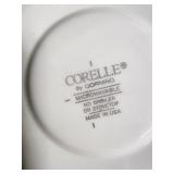 Corelle by Corning Microwaveable White Bowls & Royal Worcester Forget Me Not Fine Bone China Plate