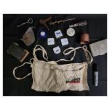 Vintage Tools & Hardware Lot in Landscape Architects Tote