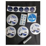 Boeing 757 Decals - Pratt & Whitney Logos (Lot of 4)