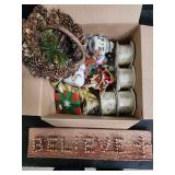 Snowman Holiday Dinnerware Set with Red Rim - Bowls & Mugs & Christmas Decor