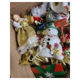 Snowman Holiday Dinnerware Set with Red Rim - Bowls & Mugs & Christmas Decor