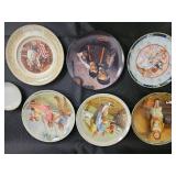 Decorative Porcelain Plates - Norman Rockwell, Betty Ross, Western Air Lines Mayer China Set
