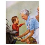 Decorative Porcelain Plates - Norman Rockwell, Betty Ross, Western Air Lines Mayer China Set