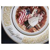 Decorative Porcelain Plates - Norman Rockwell, Betty Ross, Western Air Lines Mayer China Set