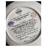 Decorative Porcelain Plates - Norman Rockwell, Betty Ross, Western Air Lines Mayer China Set