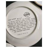 Decorative Porcelain Plates - Norman Rockwell, Betty Ross, Western Air Lines Mayer China Set