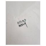 Floral Hand-Painted Plate Set with Matching Spoons