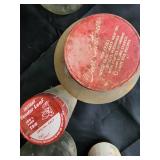 Atlas Seal-All Mason Jars - Vintage Glass Canisters with Miracle Whip & Red Star Lids