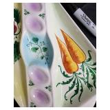 Vintage Easter Decor - Bunny Salt & Pepper Shaker Set, Egg Tray, Litany Book, Chick Tattoo Toy