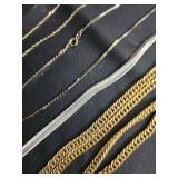 Chain Necklaces & Bracelet - Assorted Gold & Silver Styles