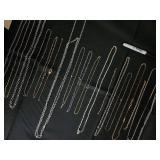 Chain Necklaces - Silver & Gold Mix, Assorted Styles & Clasps