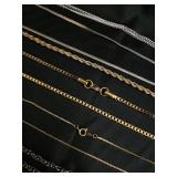 Chain Necklaces - Silver & Gold Mix, Assorted Styles & Clasps