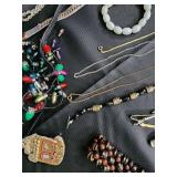 Costume Jewelry Assortment - Bracelets, Necklaces & Beads