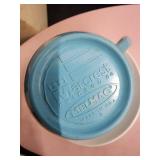 Marcrest Melmac Dinnerware Set - Pastel Teacups, Saucers & Plates (Assorted Colors)