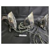 General Electric Vintage Irons (Lot of 3)