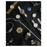Assorted Watches & Jewelry - Vintage Costume Pieces Collection