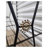 Wire Shelf Rack - 2-Tier, Black Metal