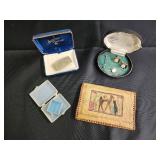 JewelLine Originals Mother of Pearl Cufflinks & Ring Set - 18K Gold Plated