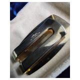 JewelLine Originals Mother of Pearl Cufflinks & Ring Set - 18K Gold Plated